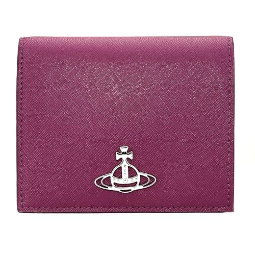 YSL パープル 二つ折り財布 美品✨イヴサンローラン 三つ折財布 カサンドラ キャビアスキン